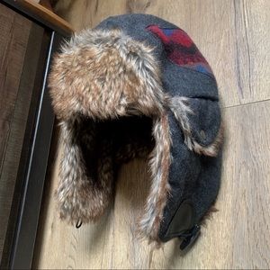 UO Faux Fur Trapper Hat